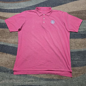 B. Draddy Oakland Hills Country Club Golf Polo Shirt Pink XL